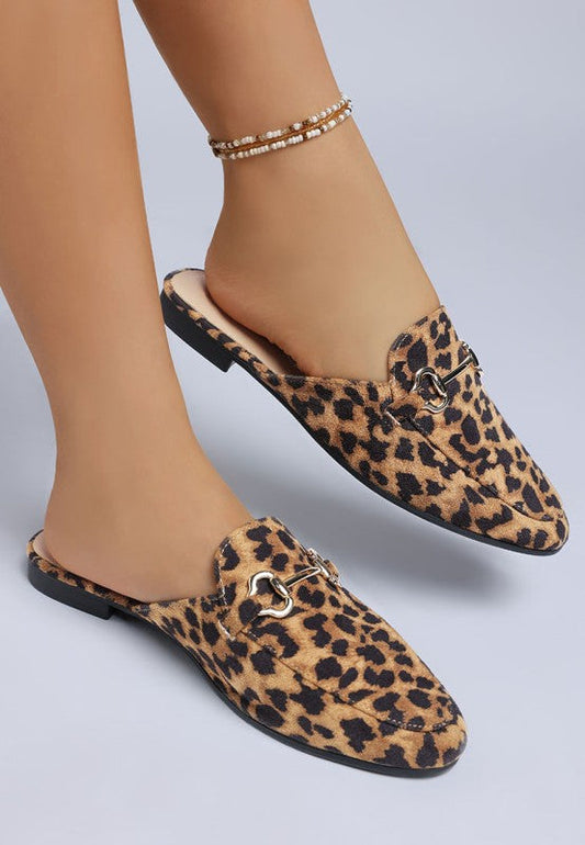 Alpine Horsebit Mules