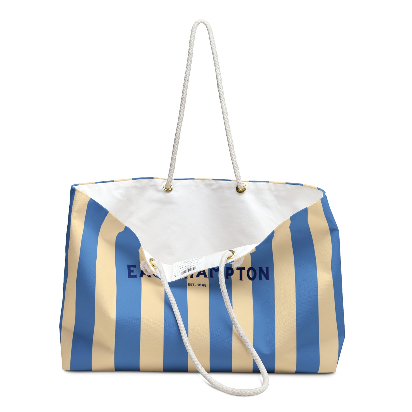 East Hampton Striped Weekender Bag