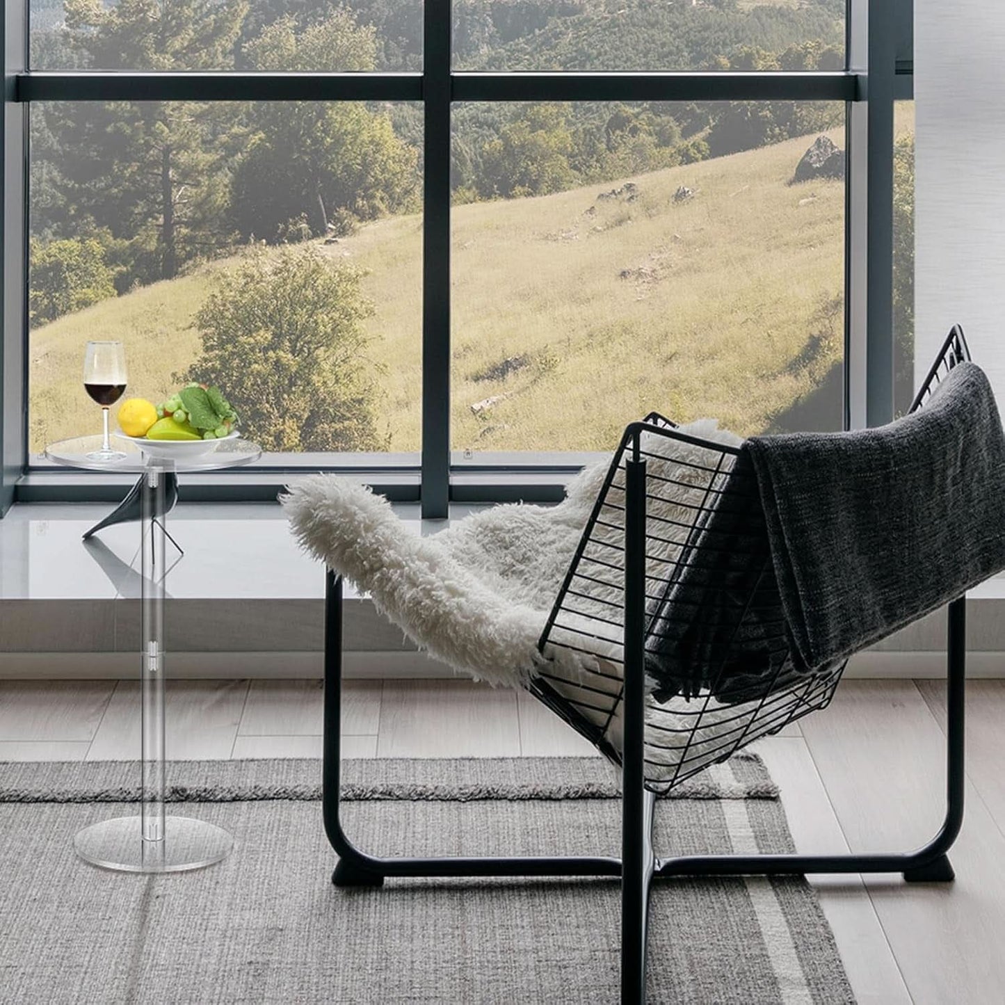 Acrylic Side Tables (2 piece set)