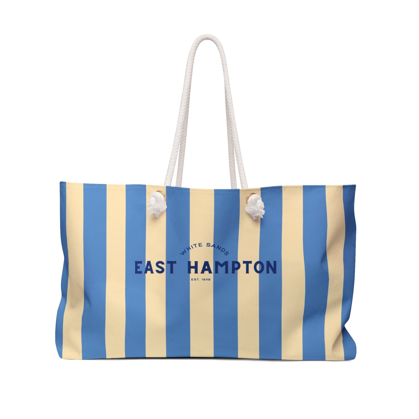 East Hampton Striped Weekender Bag