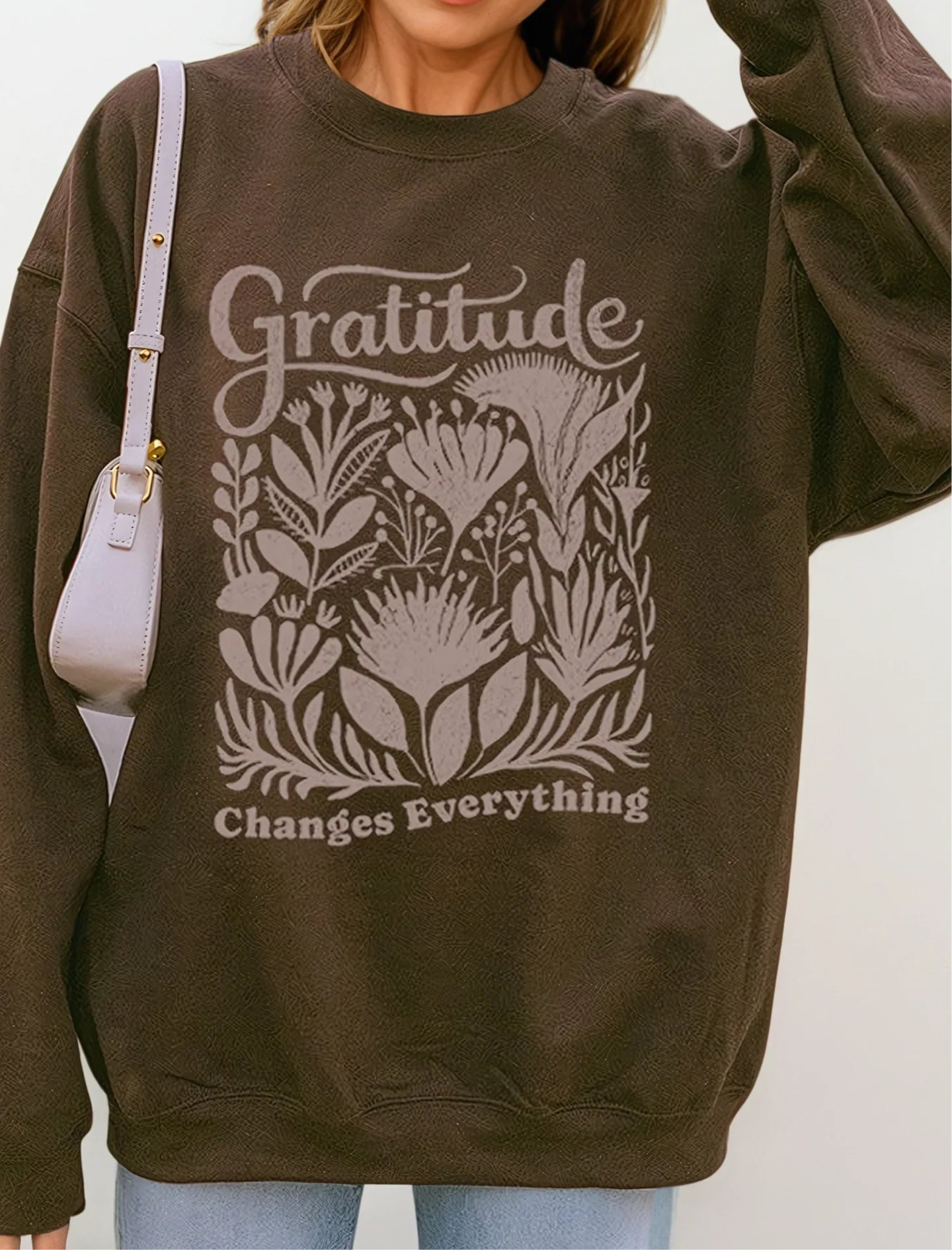Vintage Gratitude Fleece Sweatshirt