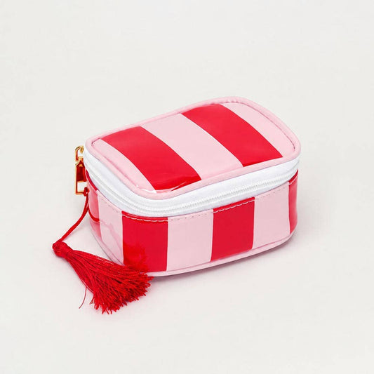 Striped Tassel Jewelry Box