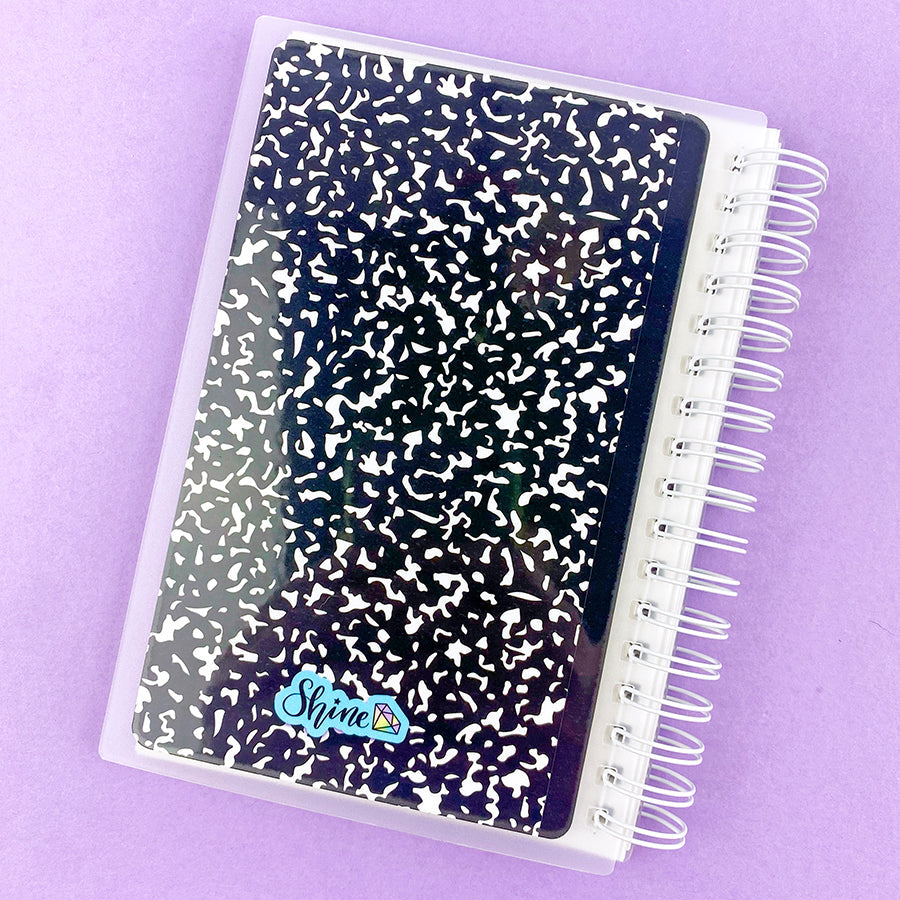 4x6 Composition Notebook Reusable Sticker Book