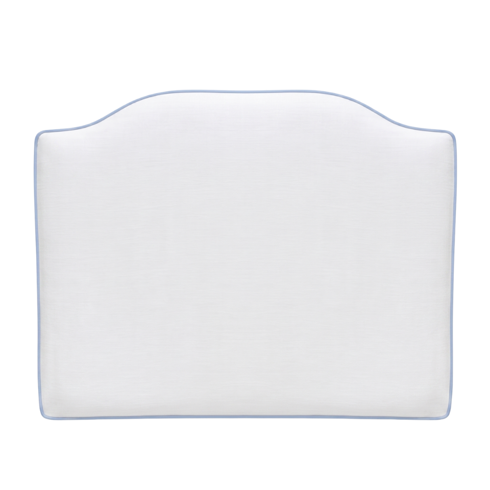 Dorm Headboard | White Headboard Pillow  : Blue