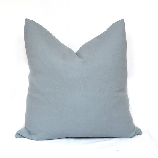 Julie Throw Pillow in Blue Mist