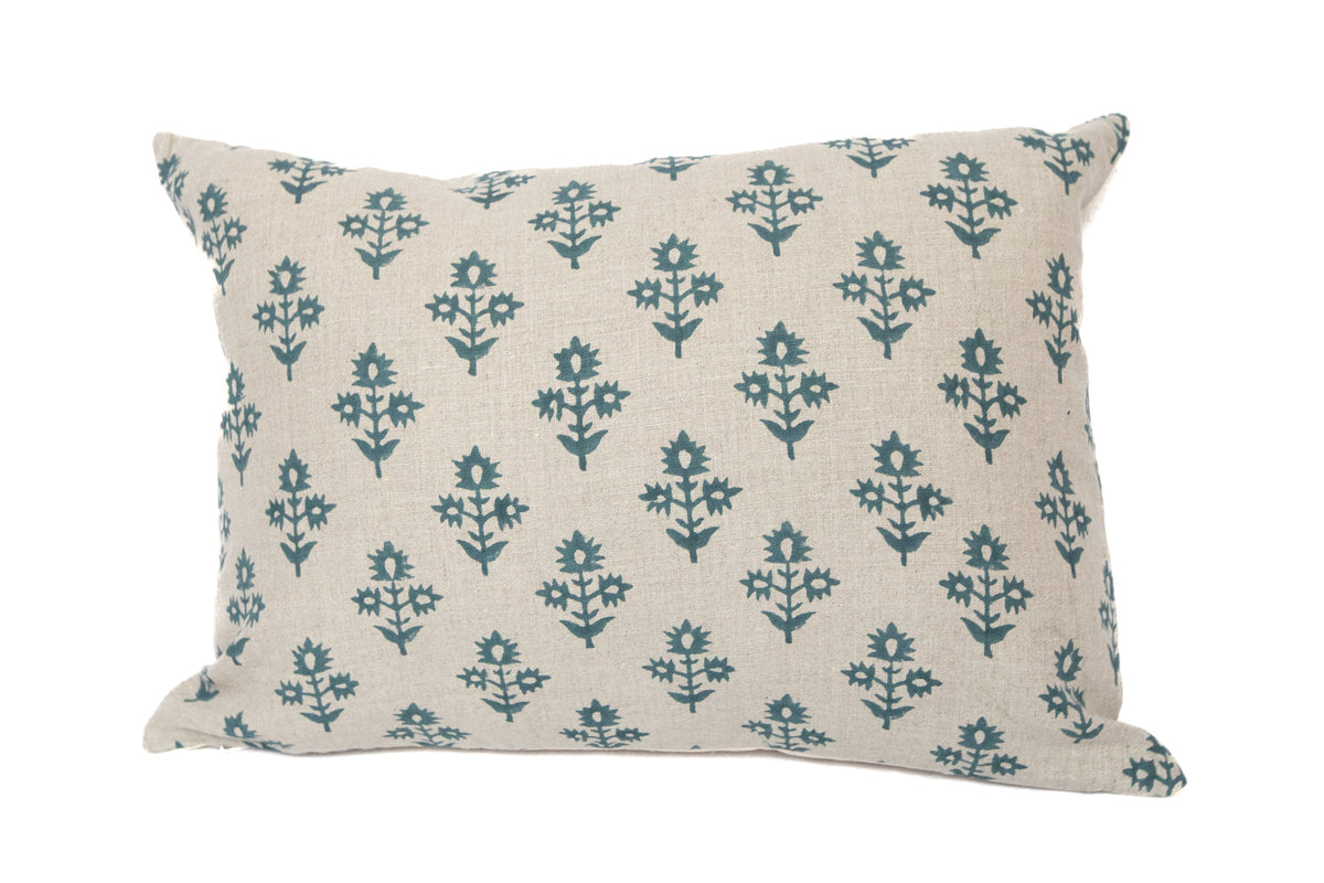 Macy Block Print Throw Pillow