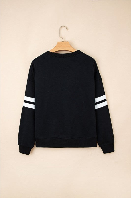 Taylor Striped Oversized Sweatshirt