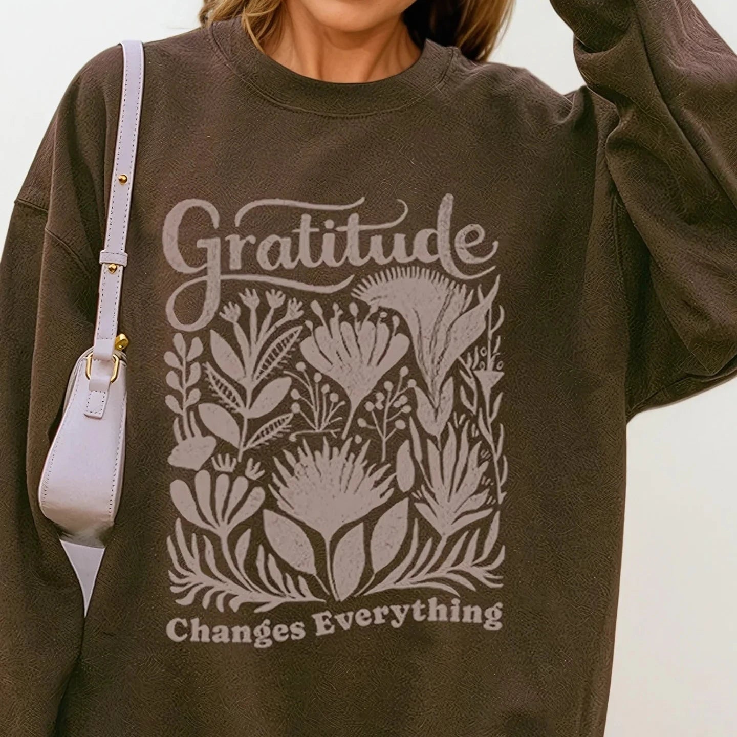 Vintage Gratitude Fleece Sweatshirt