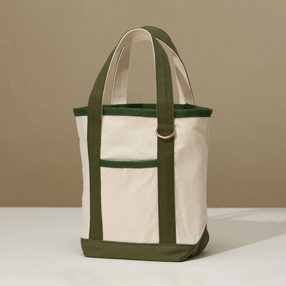 Small Canvas Boat Tote