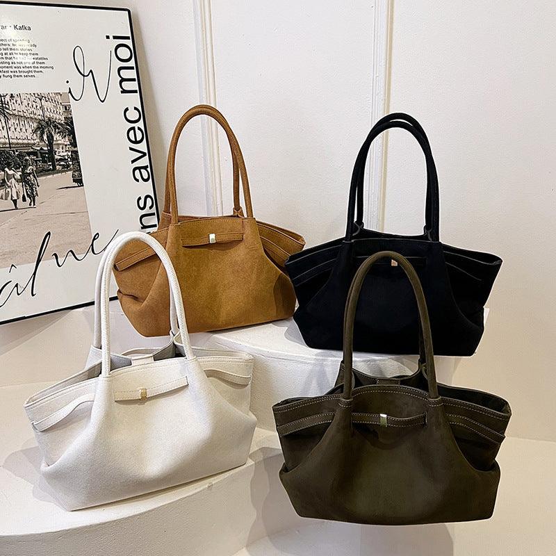 Suede Tote Bag