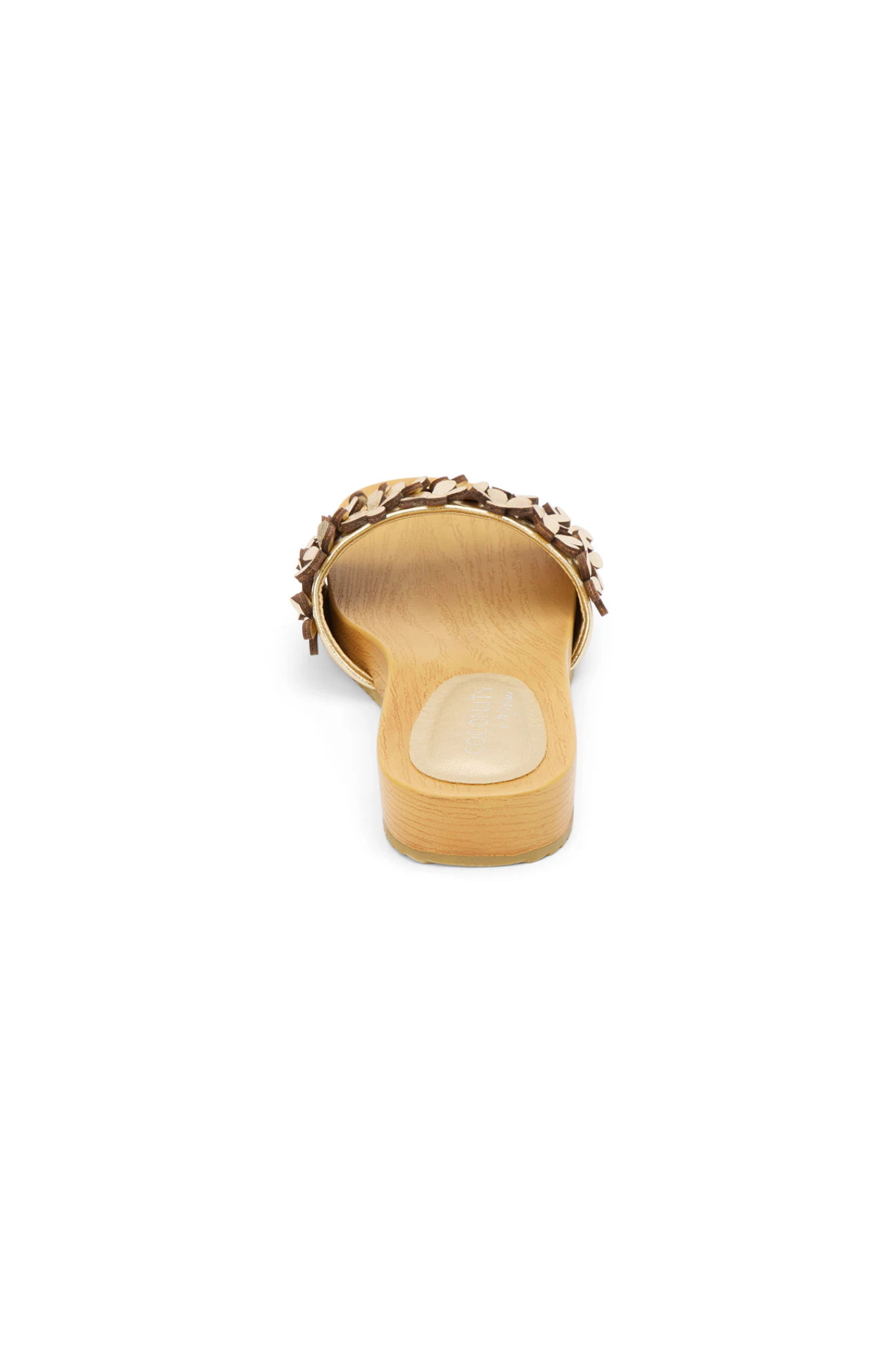 Chelsea Floral Sandal - Gold