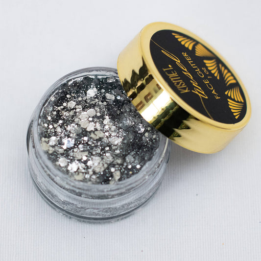 Mini Tinsel Face Glitter- Silver