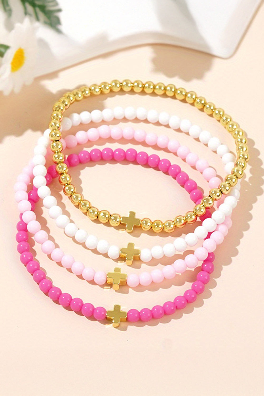 Hailey Cross Bracelet Set