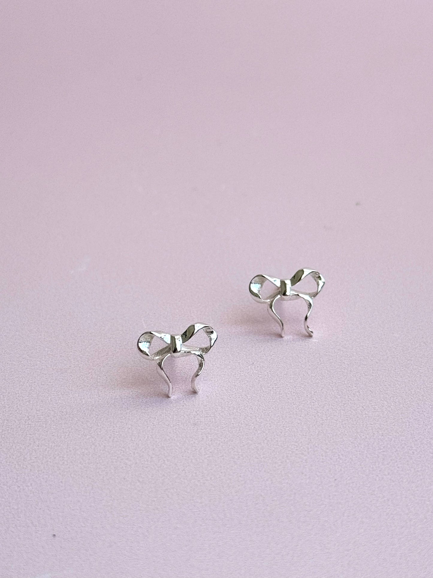 Sweetheart Bow Studs