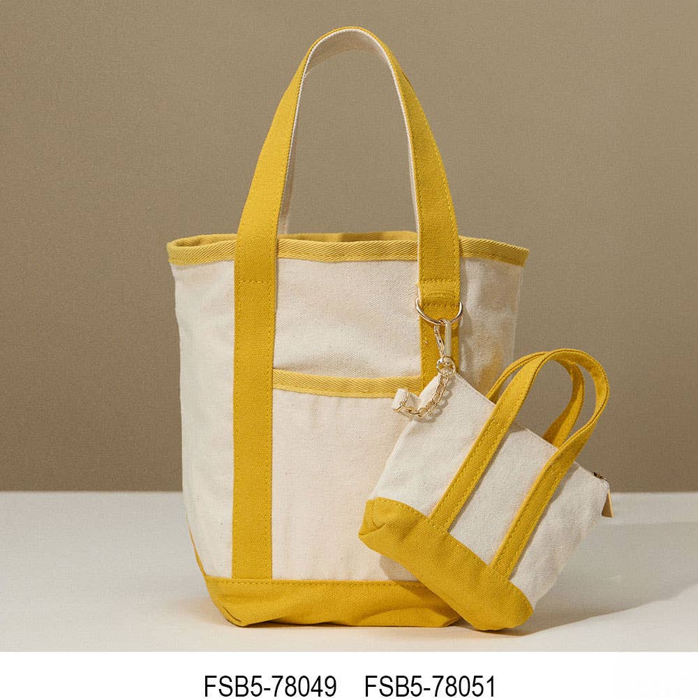 Small Canvas Boat Tote