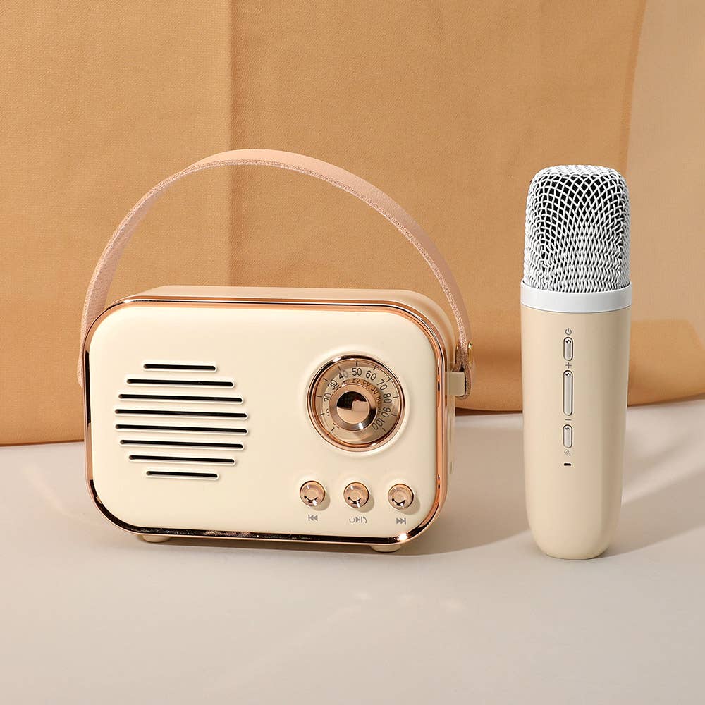 Mini Retro Karaoke Machine