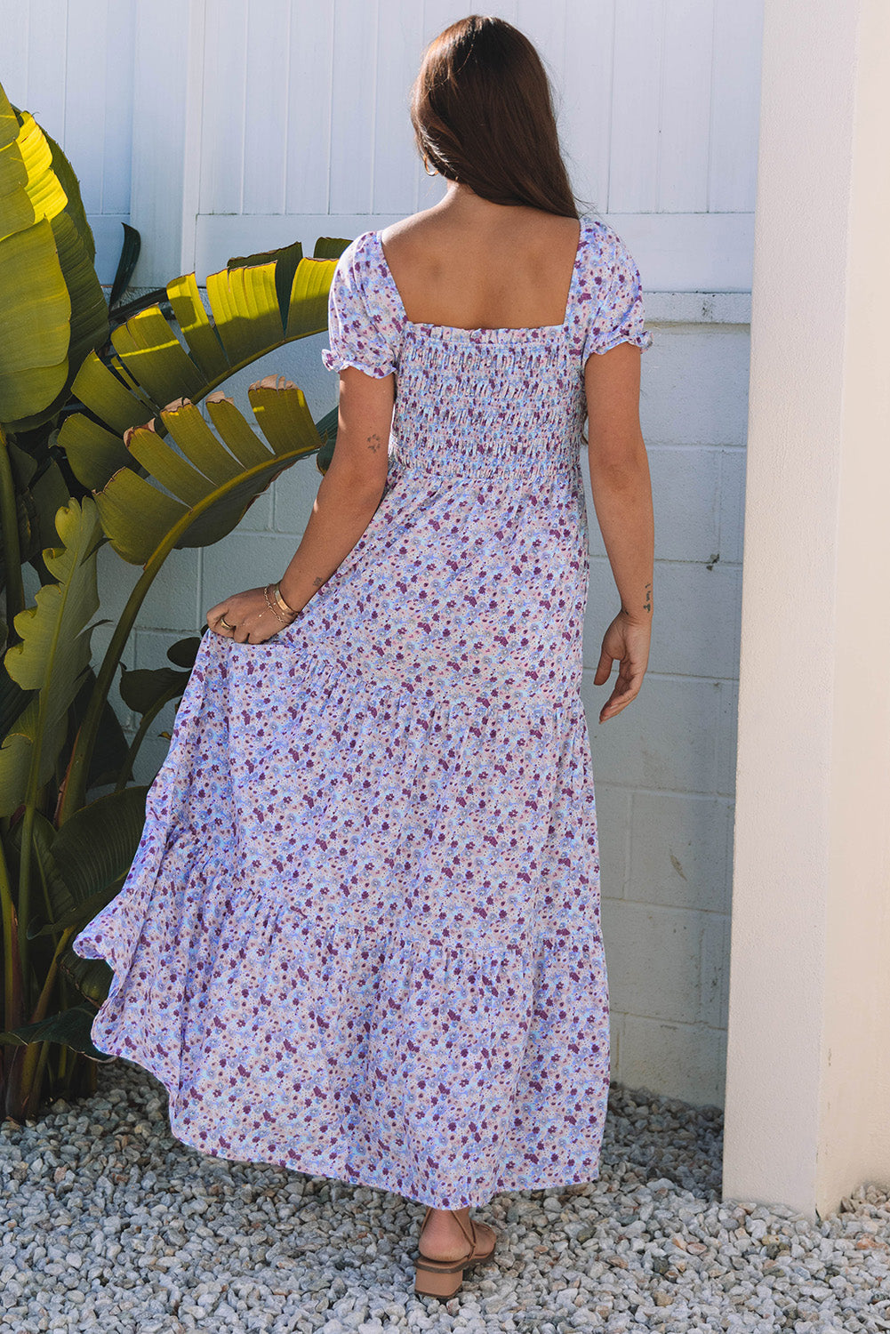 Lacey Floral Maxi Dress