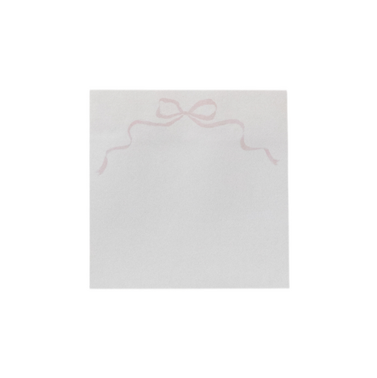 Pink Bow Sticky Notes