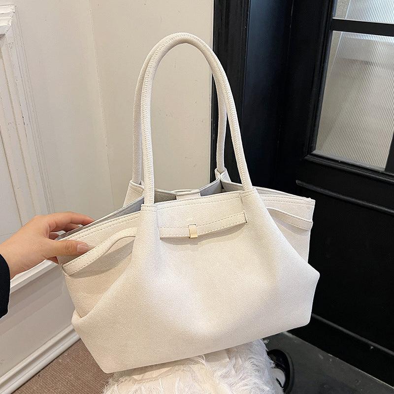 Suede Tote Bag