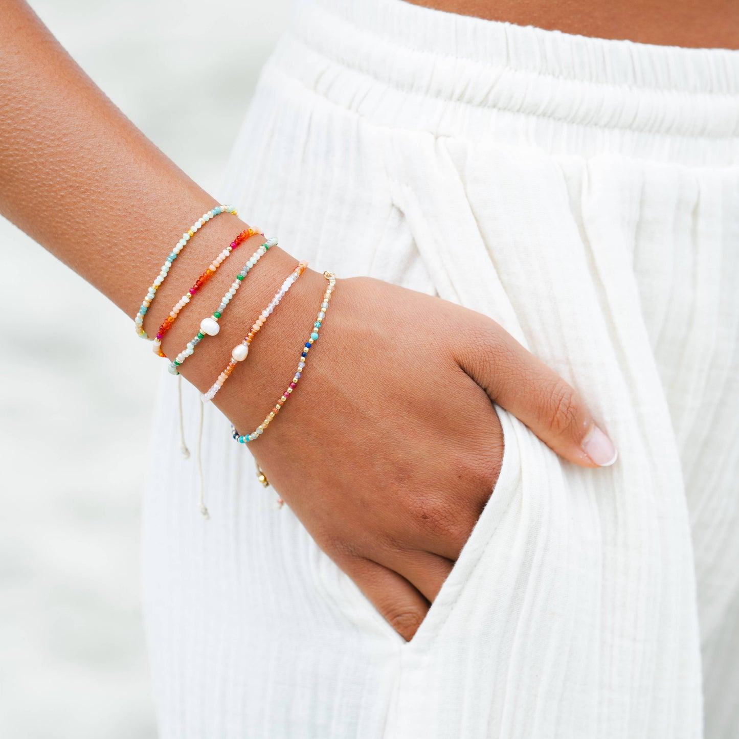 Goddess Bracelet with Pearl
