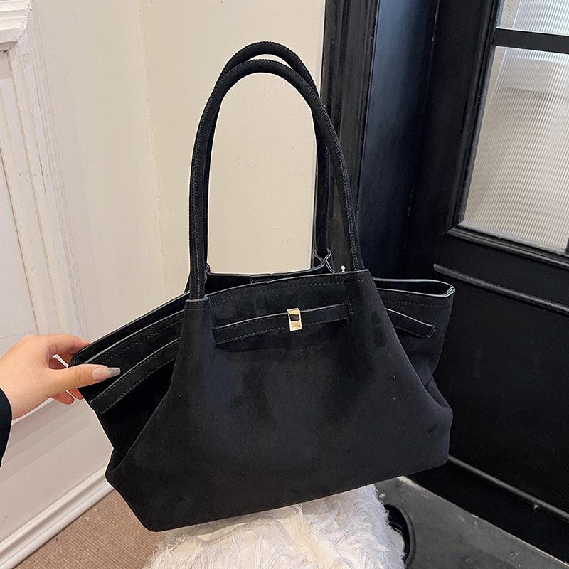 Suede Tote Bag