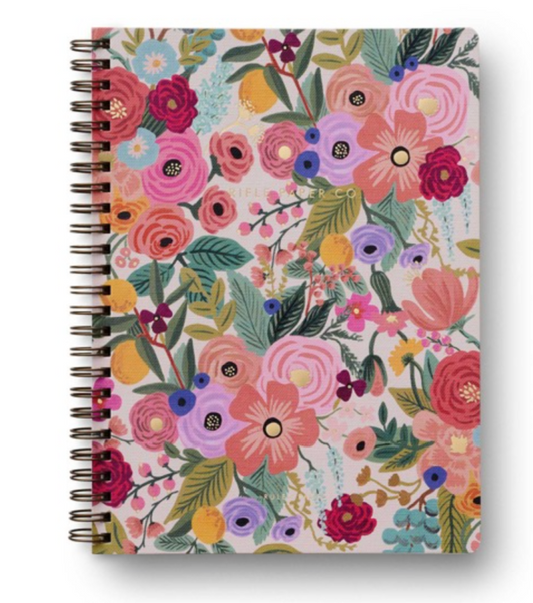 Garden Party Spiral Journal