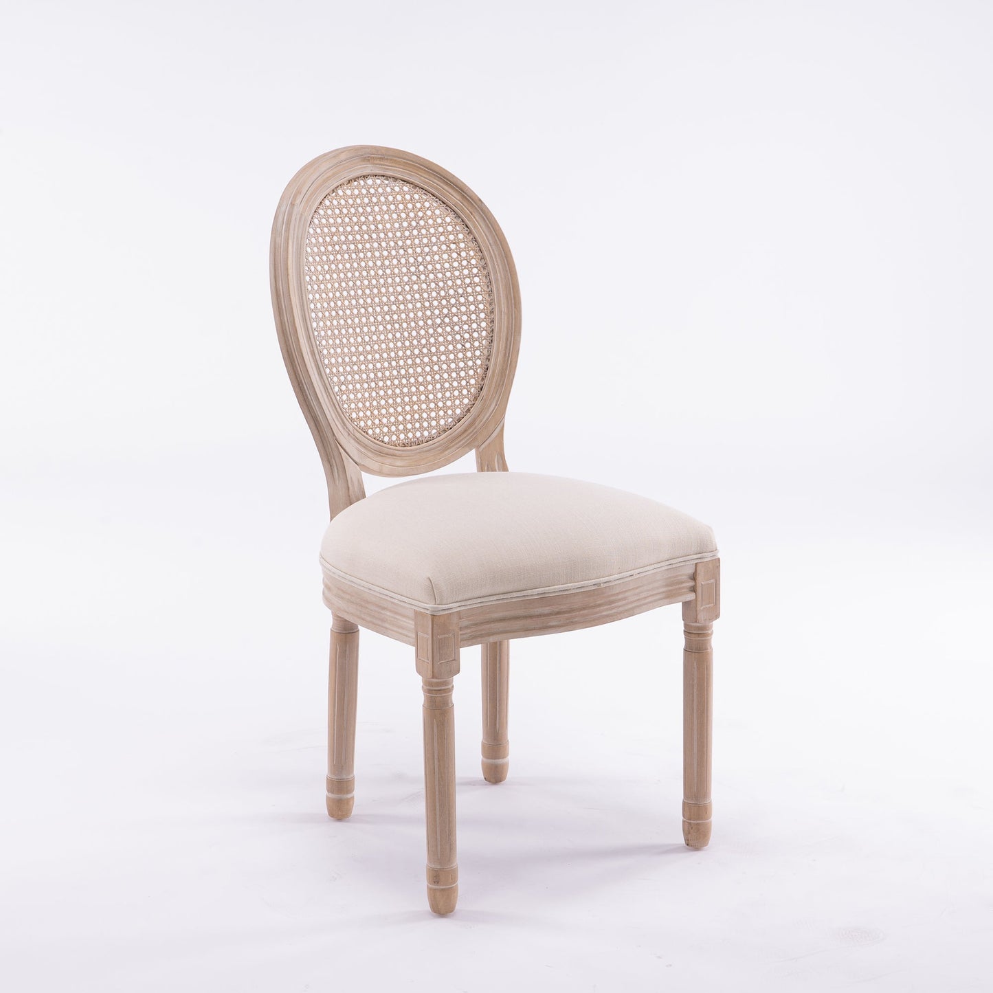 French Style Rattan Chair, Set of 2