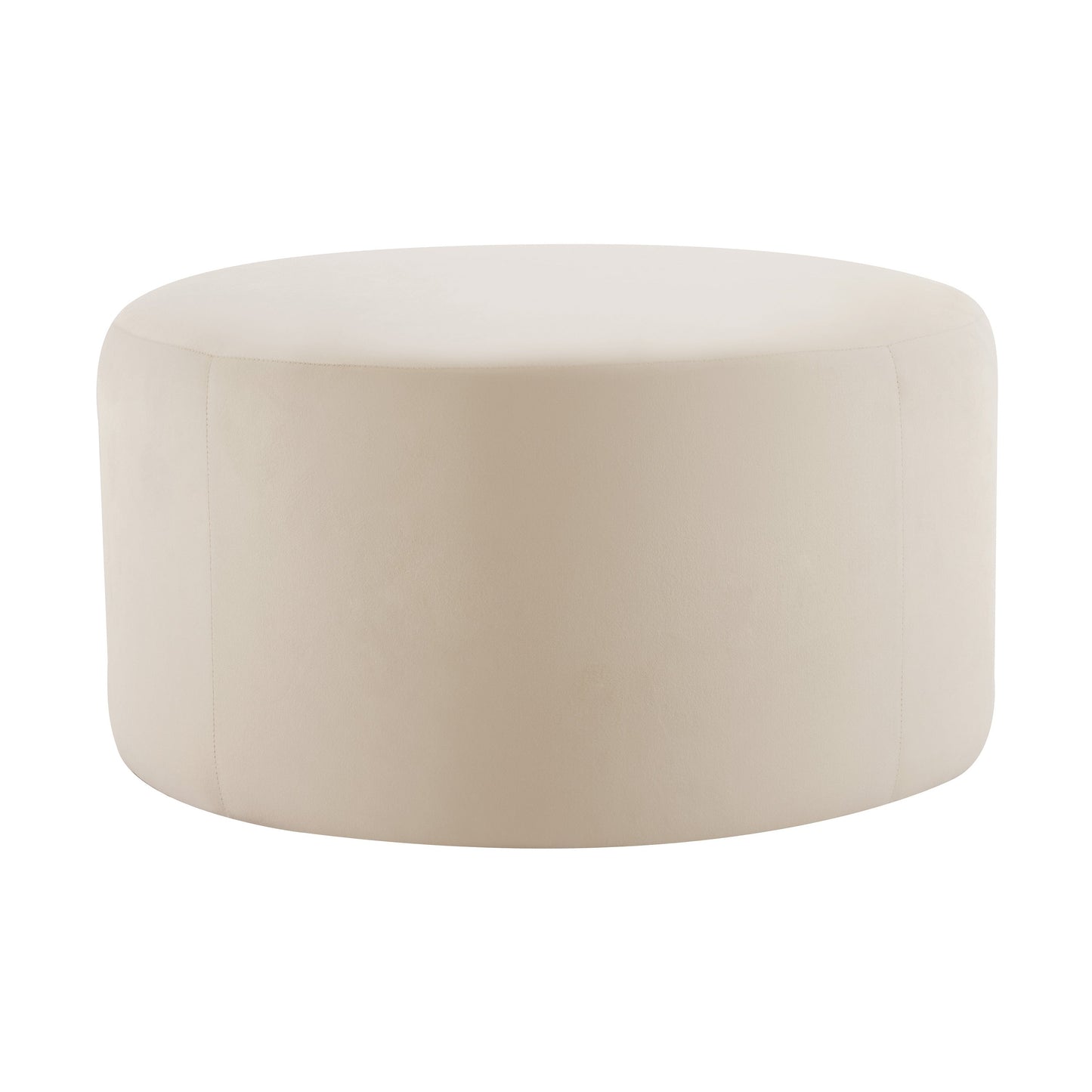 Round Velvet Ottoman Coffee Table
