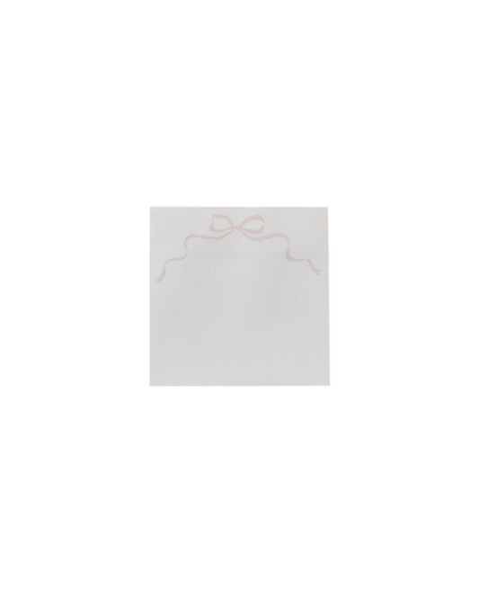 Pink Bow Sticky Notes