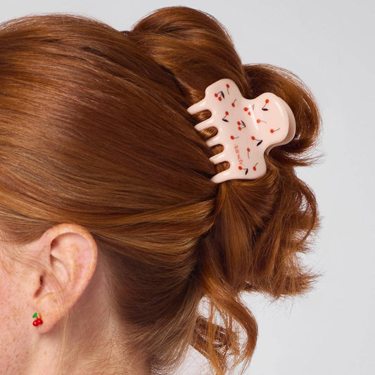 Recycled Plastic Cloud Clip - Cherry Print
