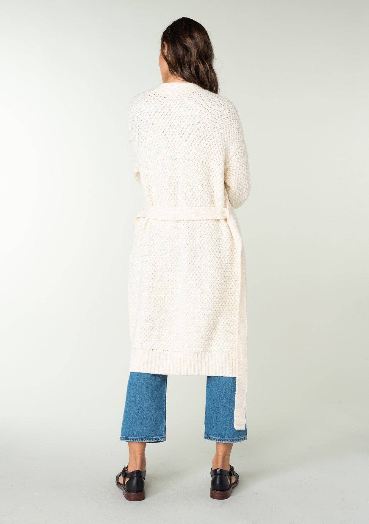 Lovestitch Long Sleeve Tie Front Cardigan