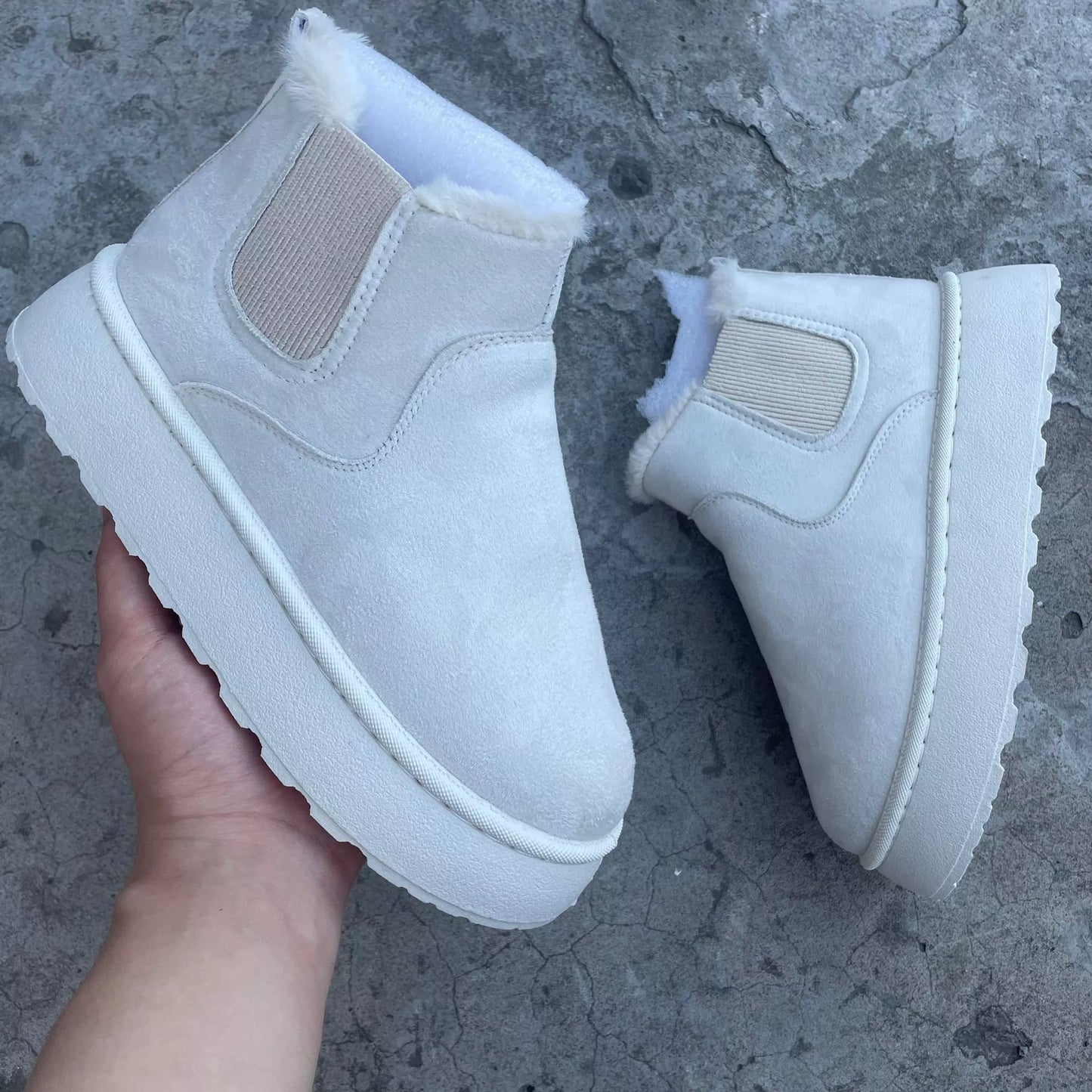 Tilly Faux Fur-Lined Platform Boots