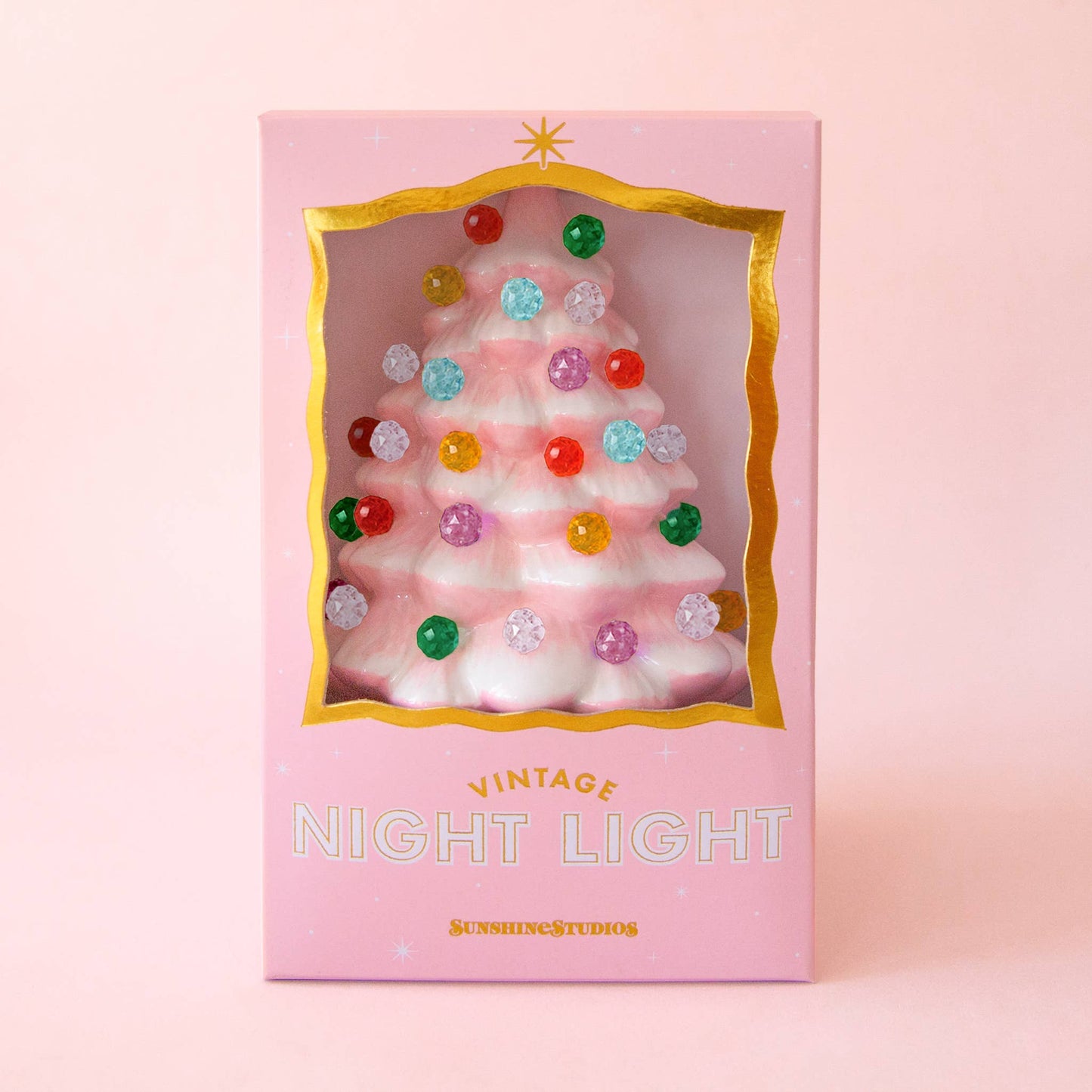 Vintage Tree Night Light | Limited Edition Gumdrop Pink
