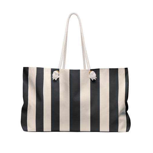 CIAO Stripe Weekender Bag