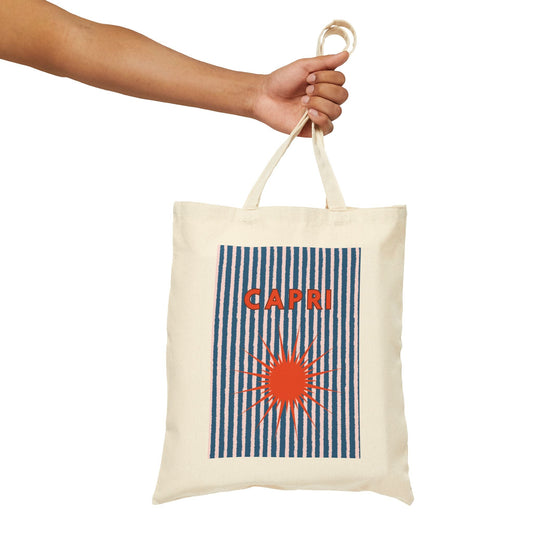 Capri Canvas Tote Bag