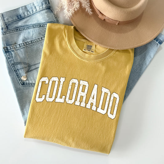 Colorado State College Pride Comfort Colors Tee