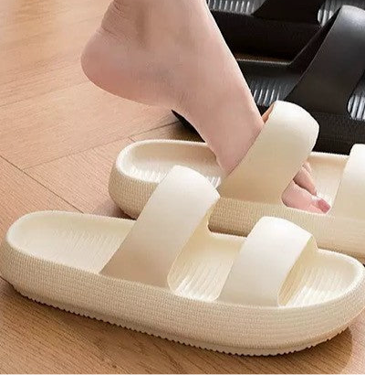 Double Strap Slide Sandals