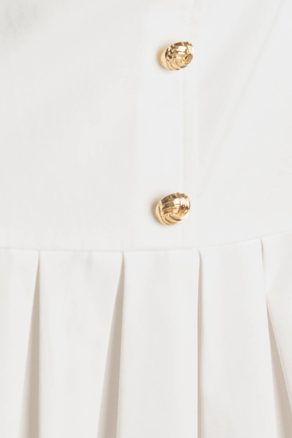 Calliope White Woven Mini Dress
