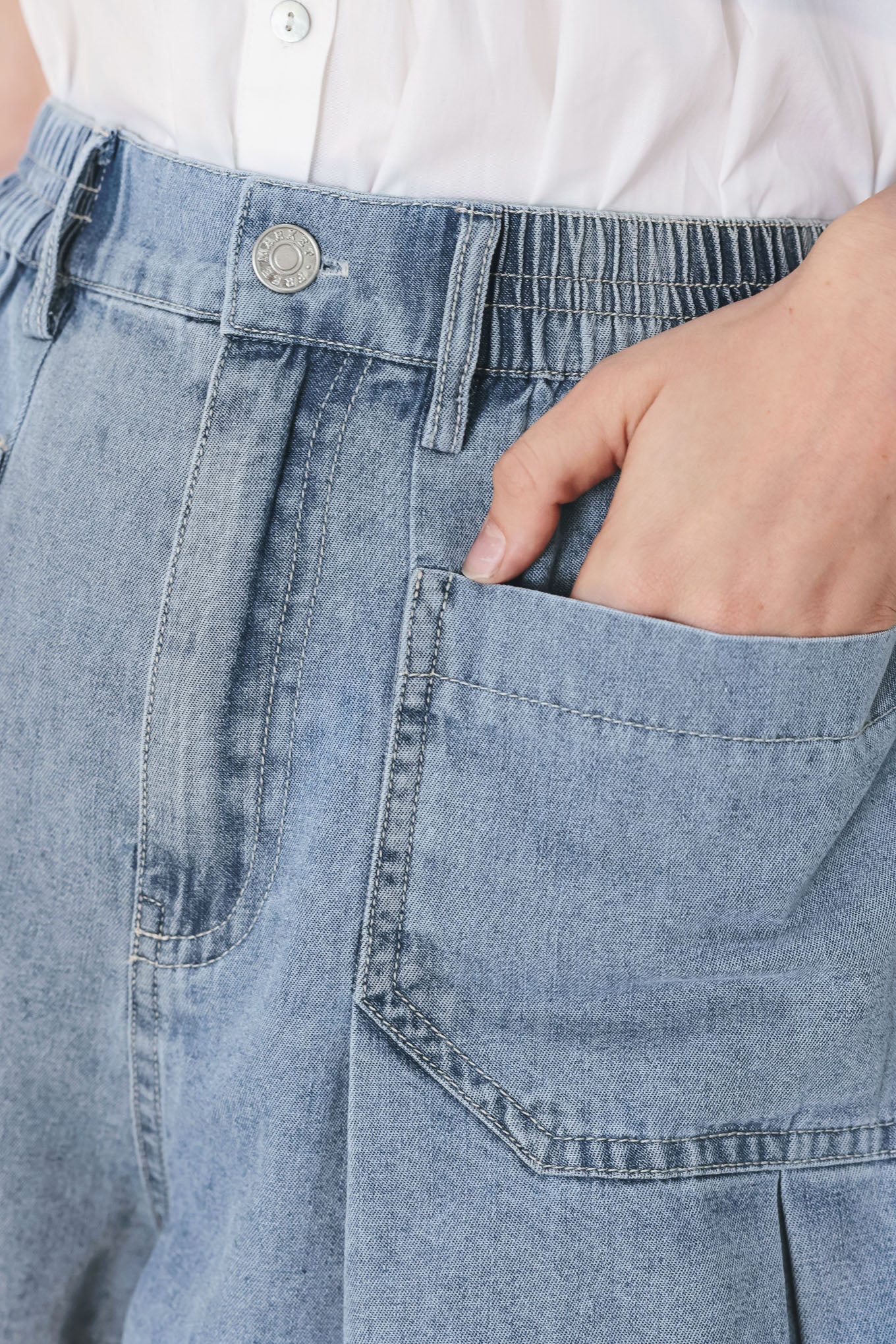 Girl Next Door Denim Skort