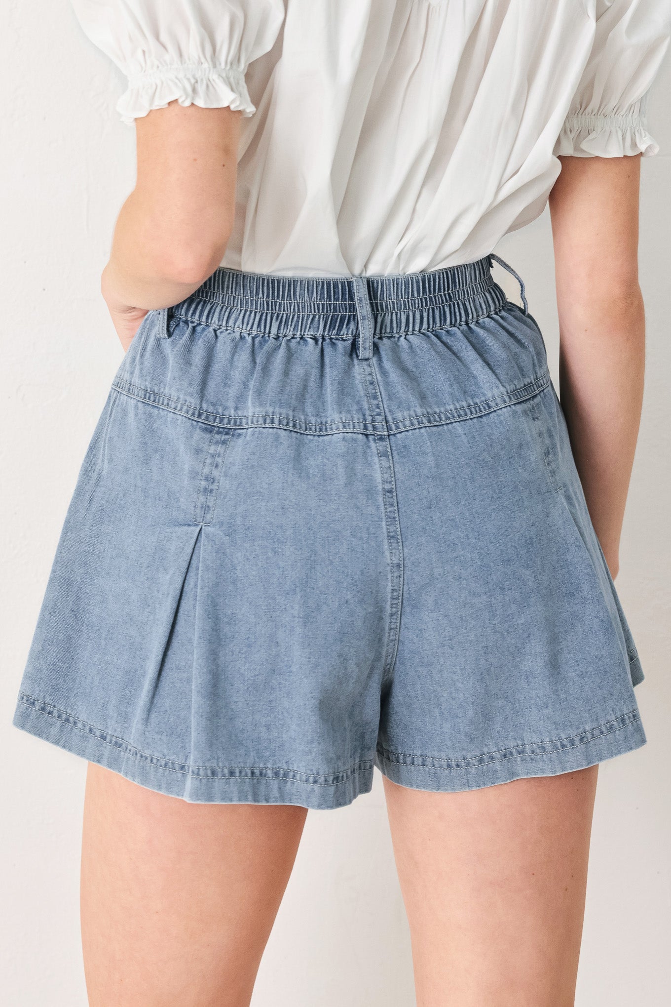 Girl Next Door Denim Skort