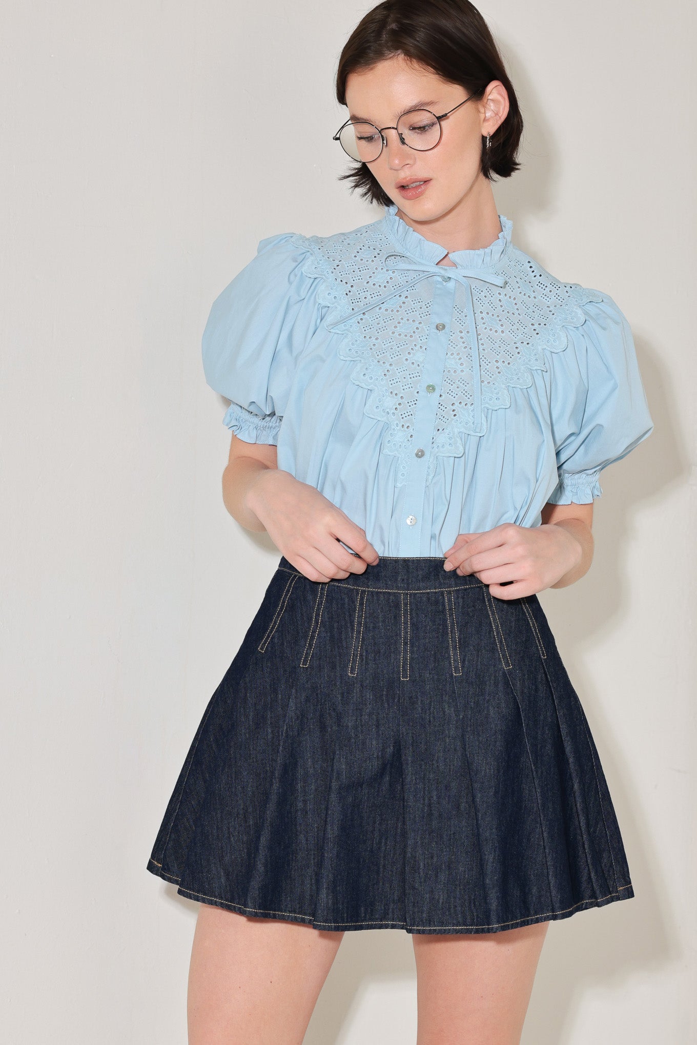 Love Song Denim Skort