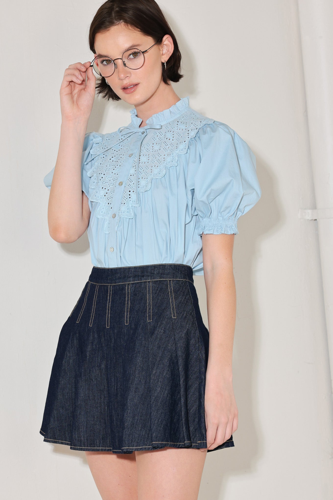 Love Song Denim Skort