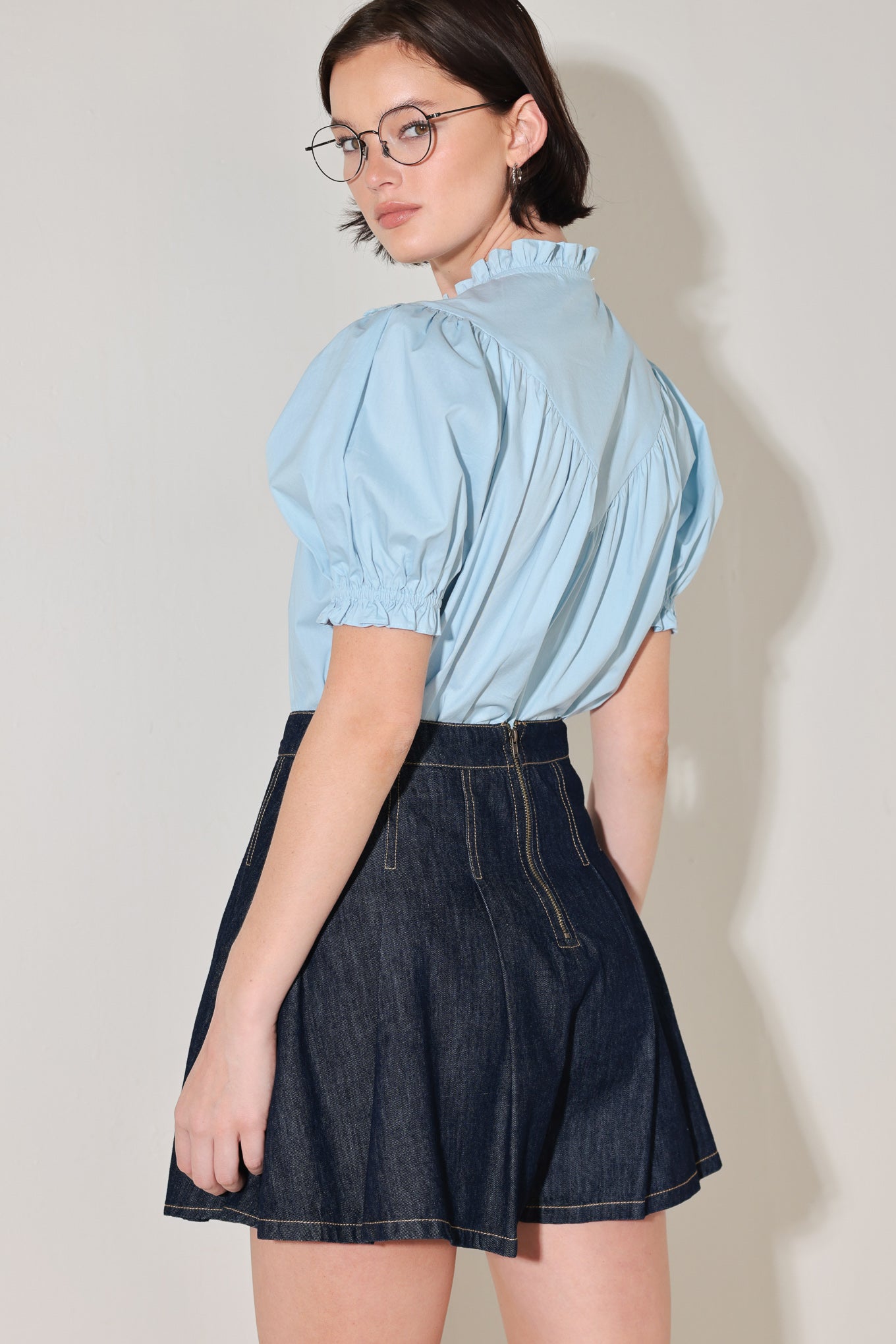 Love Song Denim Skort