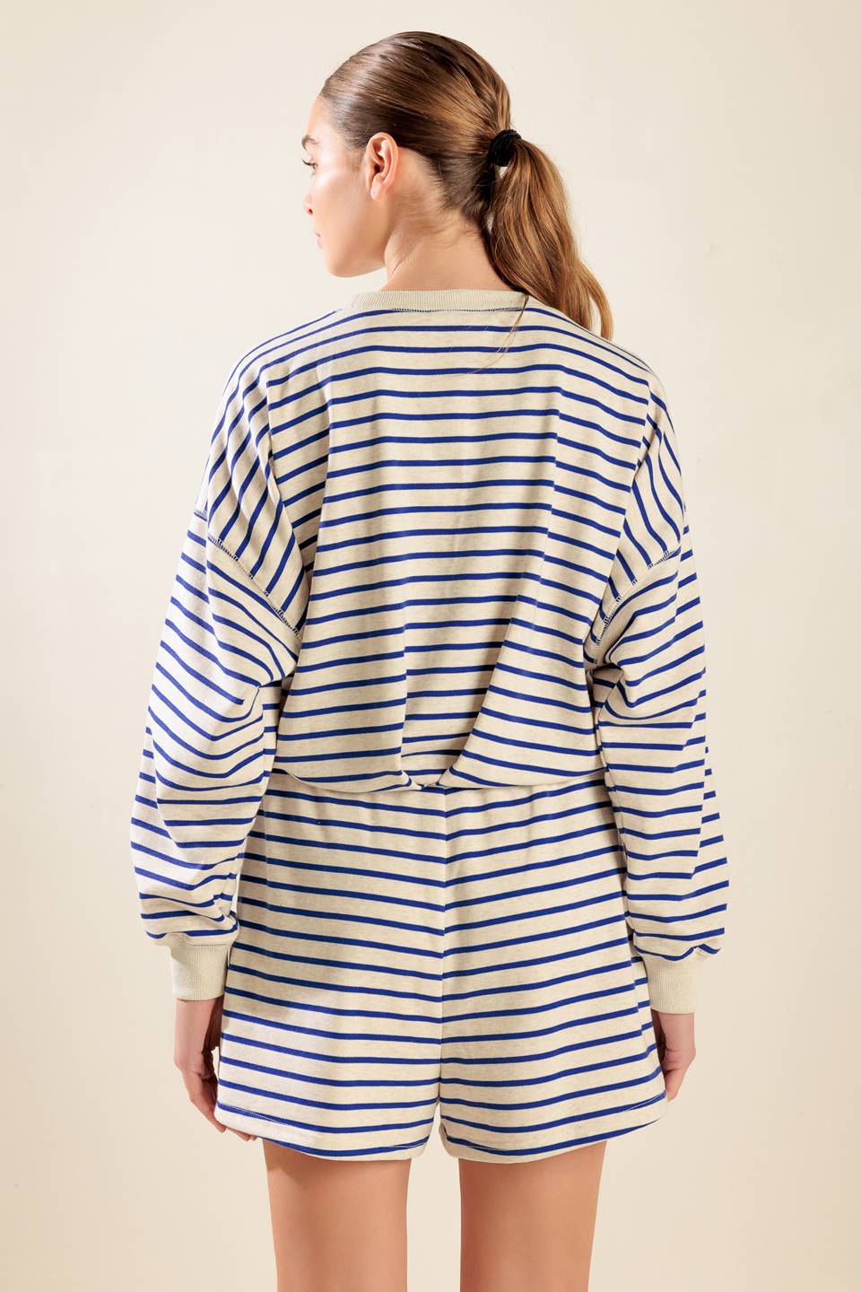 Lover Girl Striped Terry Top