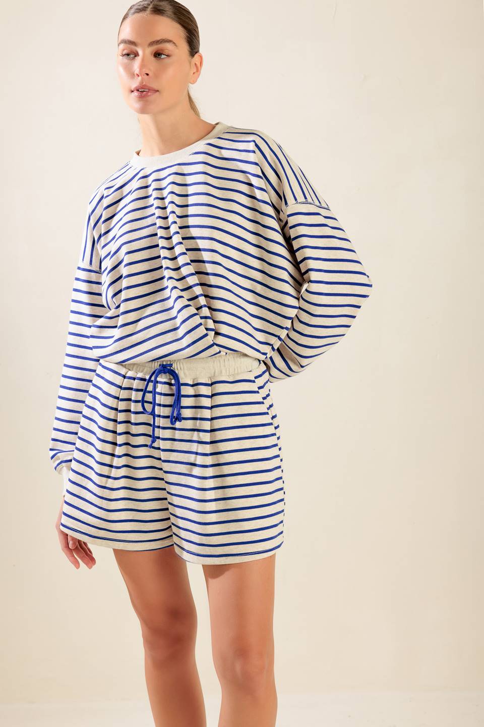Lover Girl Striped Terry Top