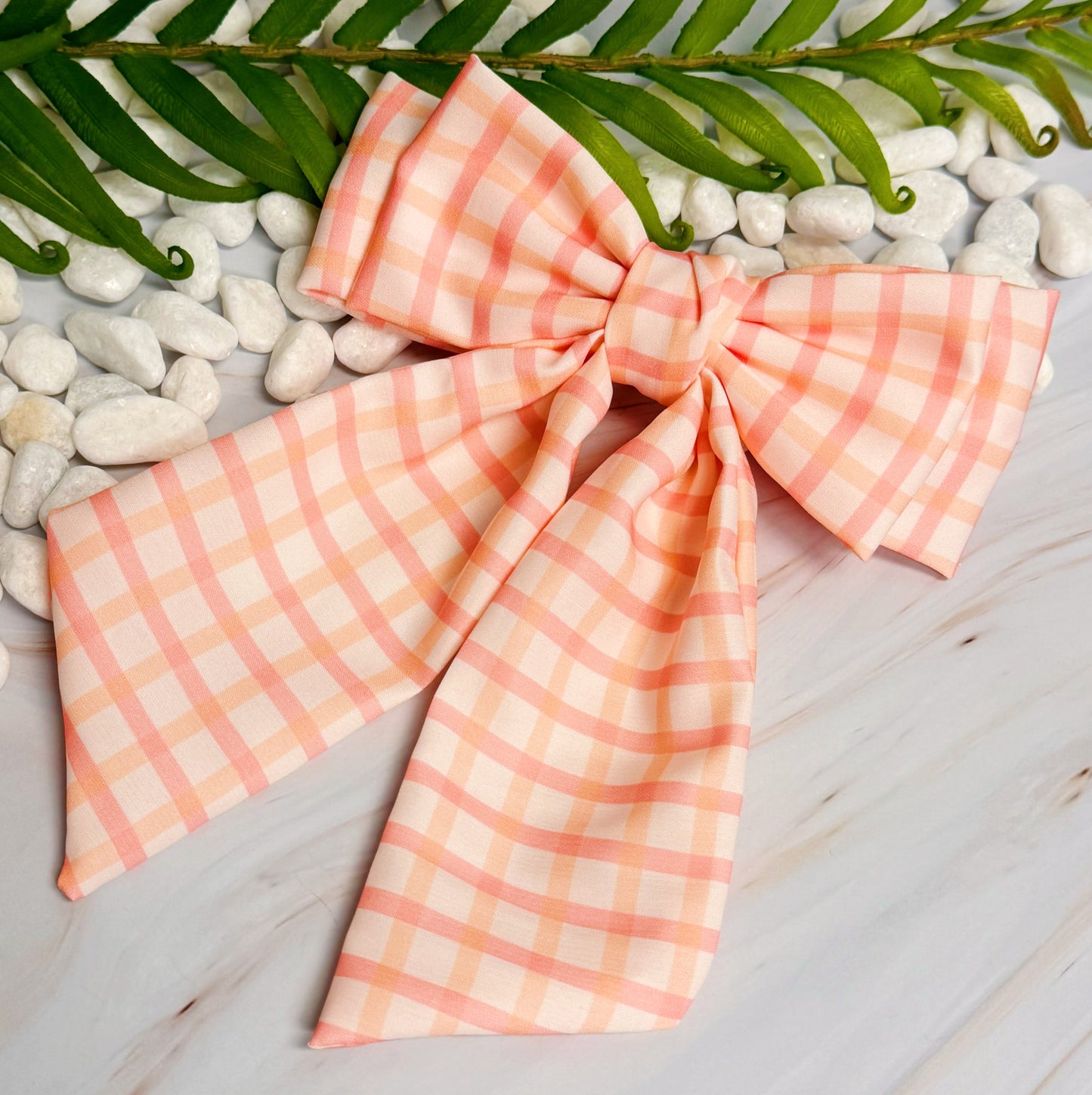 Satin Double Bow Hair Clip