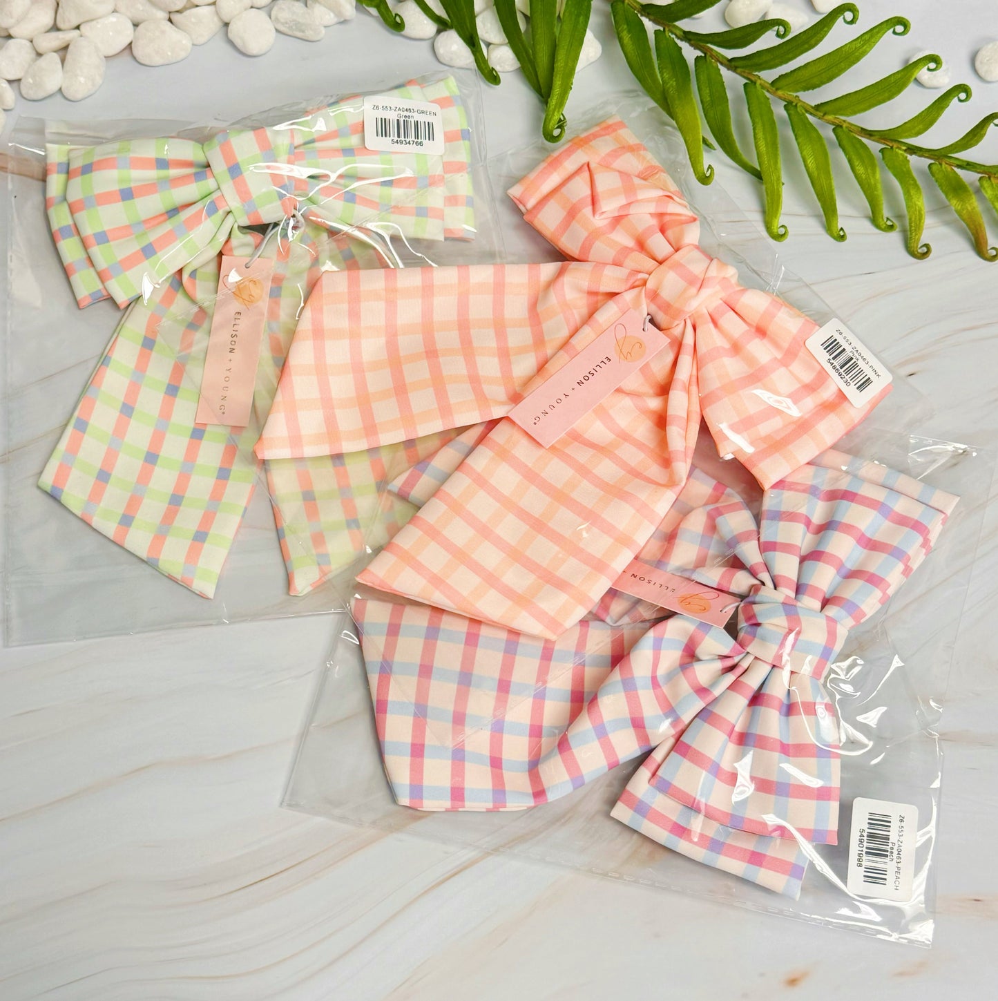 Satin Double Bow Hair Clip