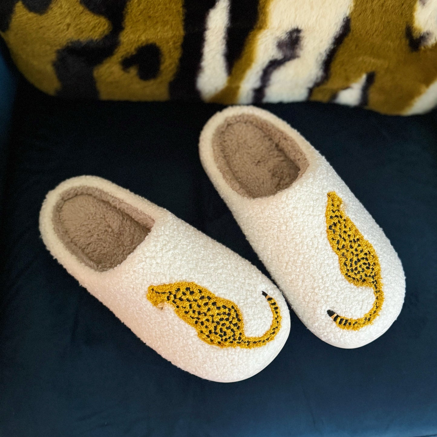 Cheetah Lounge Slippers