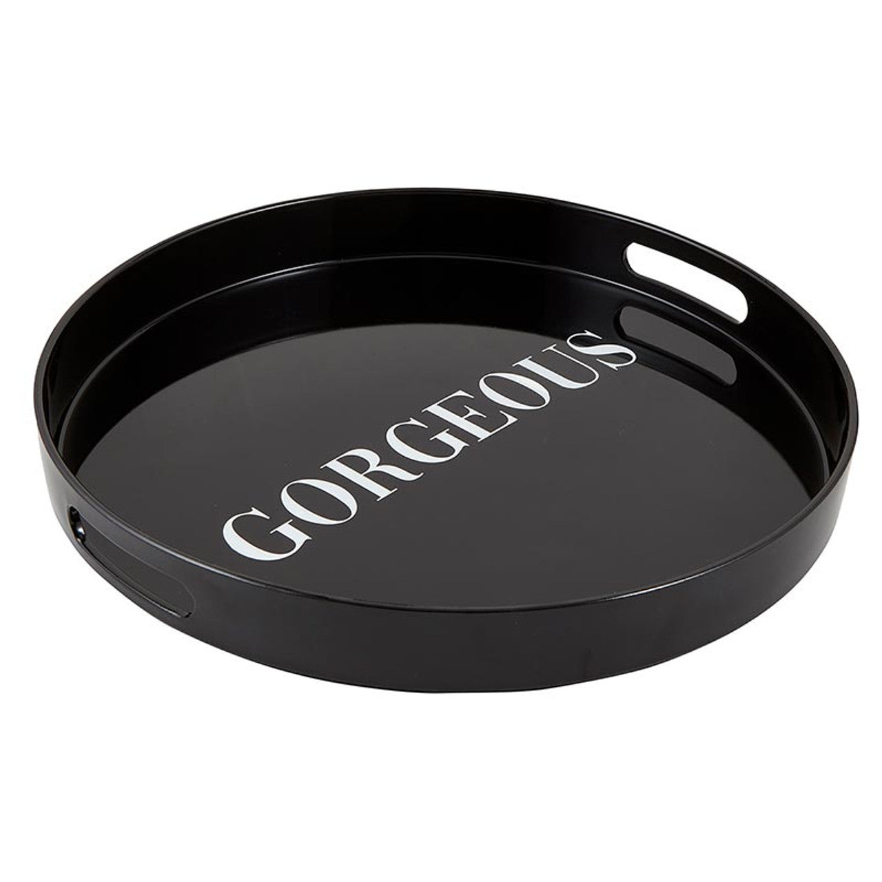 Gorgeous Round Black Tray