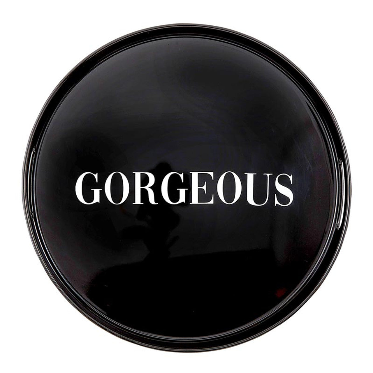Gorgeous Round Black Tray